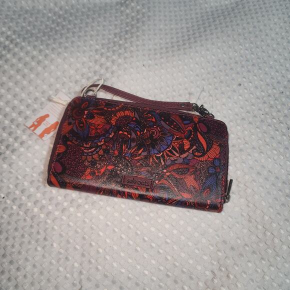 SAKROOTS NWT CABRRNET SPIRIT WRISTLET WALLET - Picture 4 of 9
